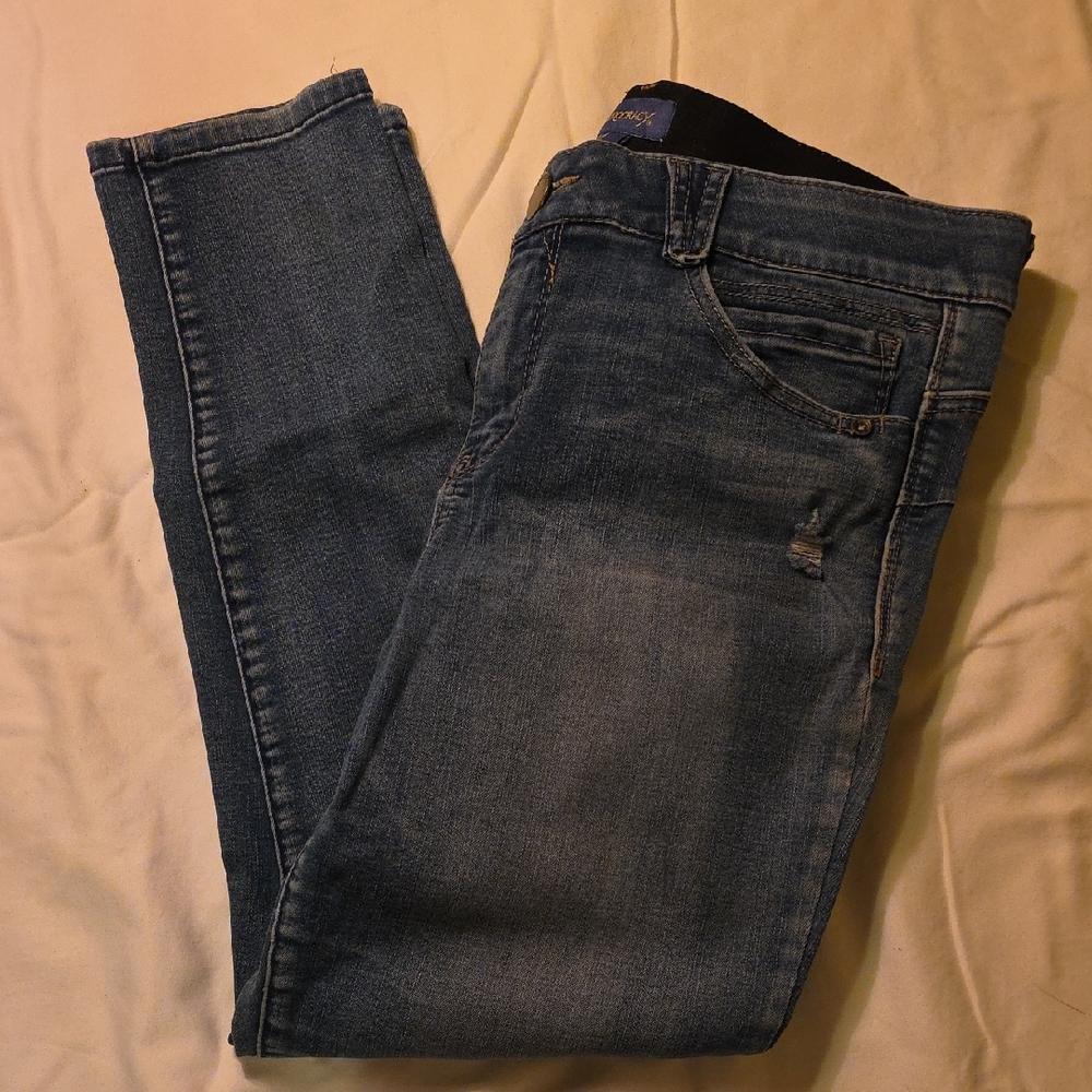 Democracy Women's Skinny Jeans - Medium Blue